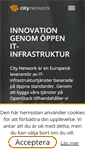 Mobile Screenshot of citynetwork.se
