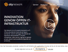 Tablet Screenshot of citynetwork.se